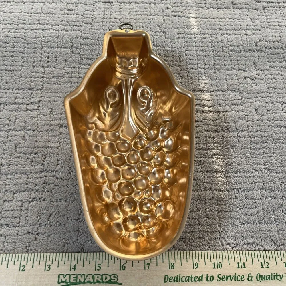 COPPER colored GRAPES MOLD 10